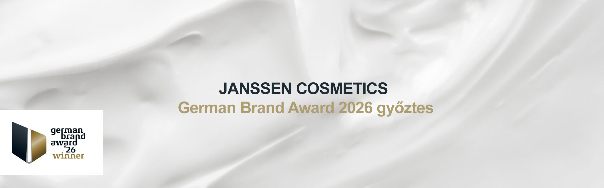 JANSSEN COSMETICS – German Brand Award 2026 győztes